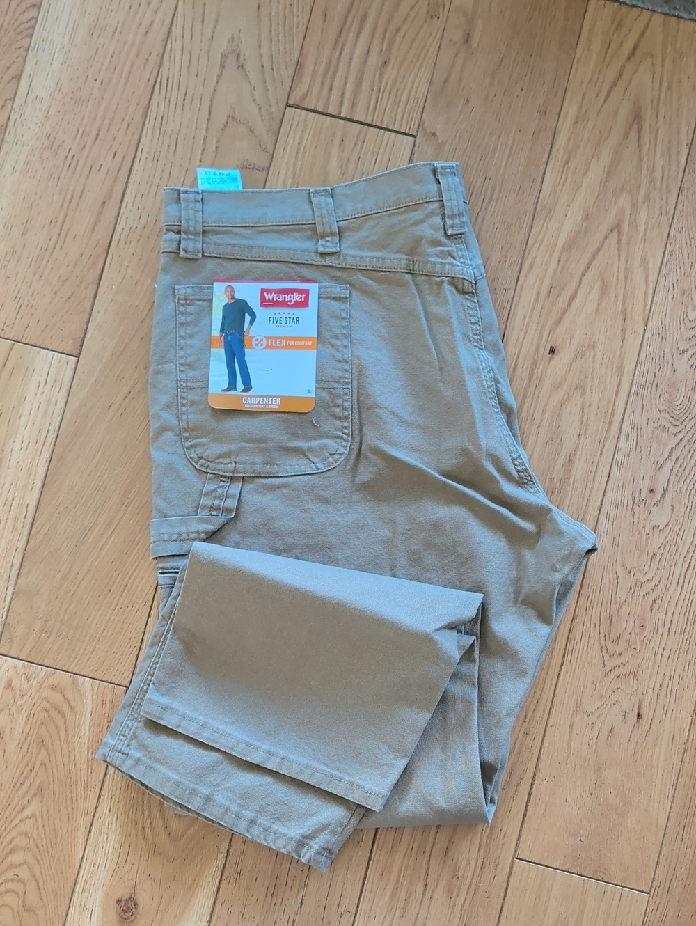 Wrangler Men's Cargo Carpenter Pants - Light Khaki